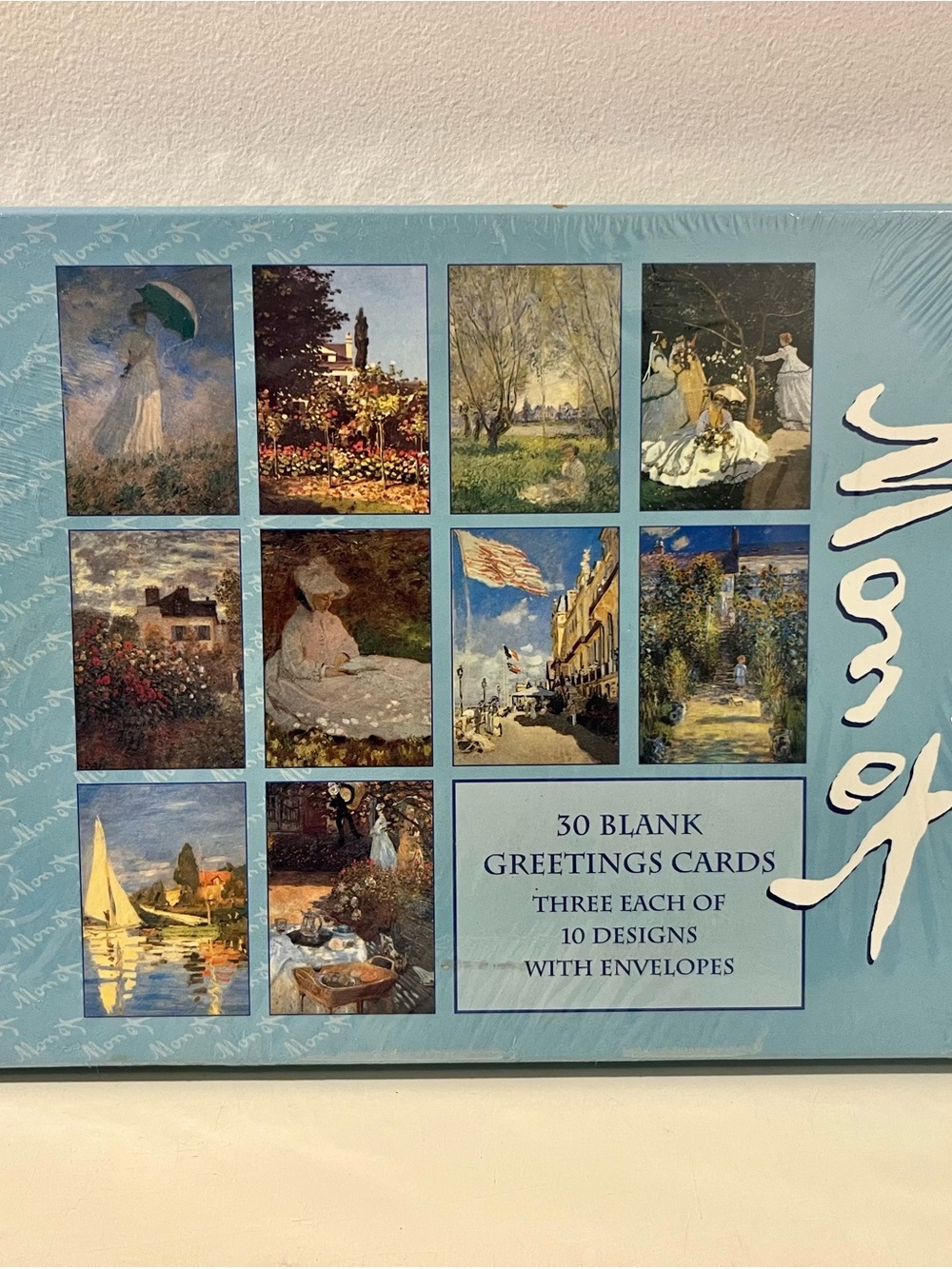 2002 Vintage Deadstock Monet Blank Greeting Cards